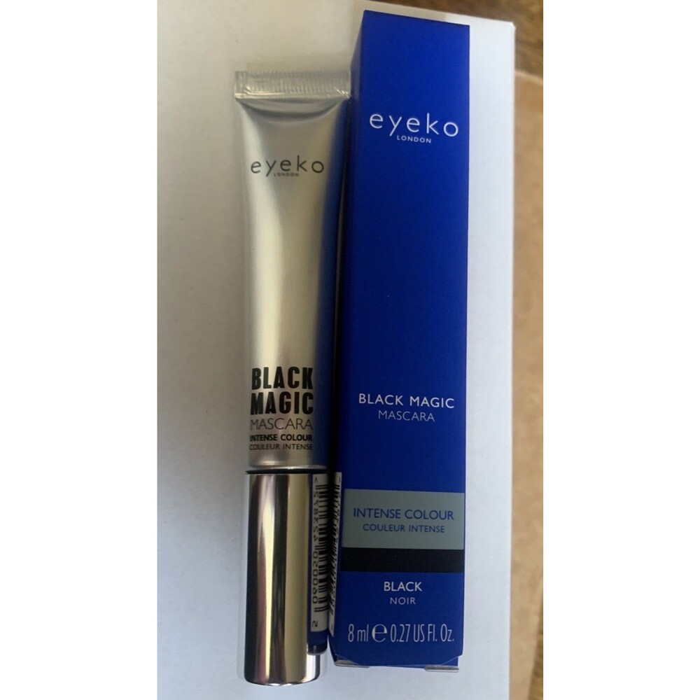 Eyeko London Black Magic Mascara Intense Colour Drama & Curl Black 8ml New